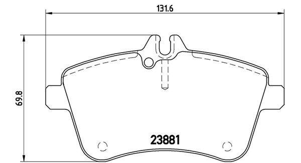 MAGNETI MARELLI Комплект тормозных колодок, дисковый тормоз 363700450057